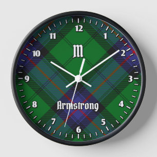 Reloj Clan Armstrong Tartan Large Clock