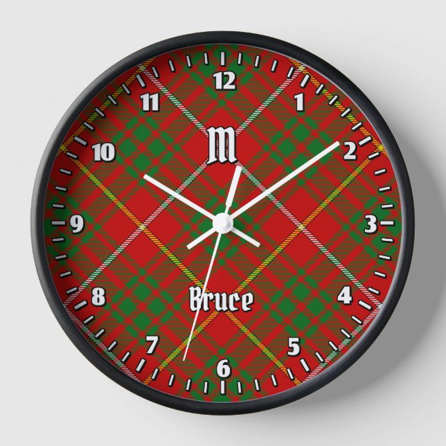 Reloj Clan Bruce Tartan (Anverso)