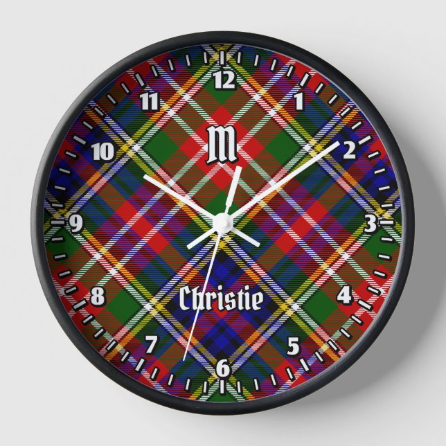 Reloj Clan Christie Tartan (Anverso)
