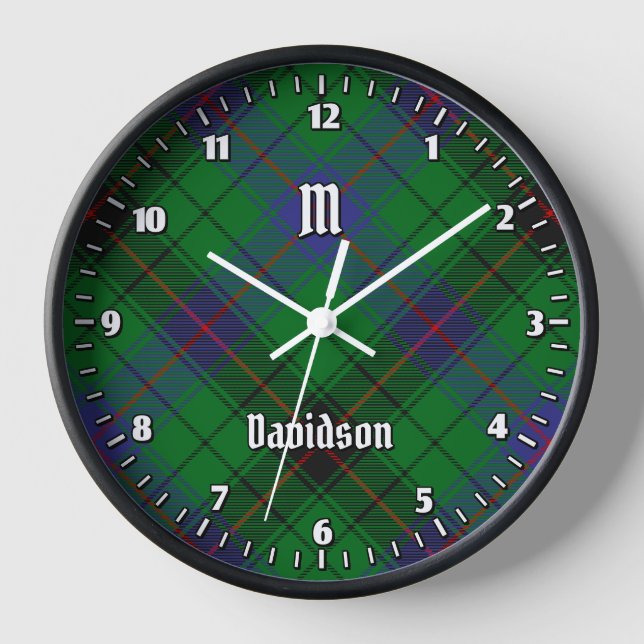 Reloj Clan Davidson Tartan (Anverso)