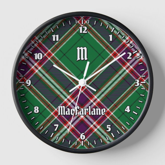 Reloj Clan MacFarlane Caza moderna Tartán (Anverso)