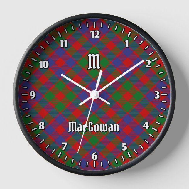 Reloj Clan MacGowan Tartan (Anverso)