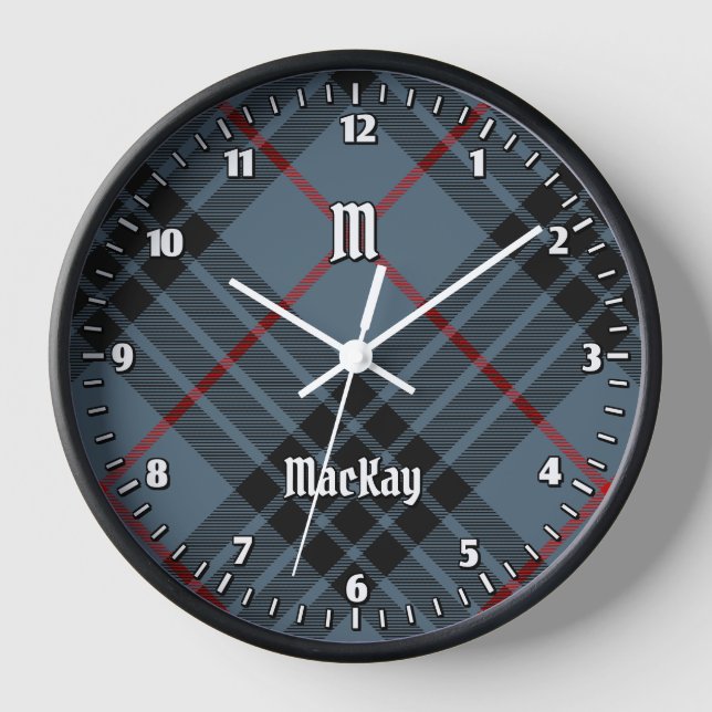 Reloj Clan MacKay Blue Tartan (Anverso)