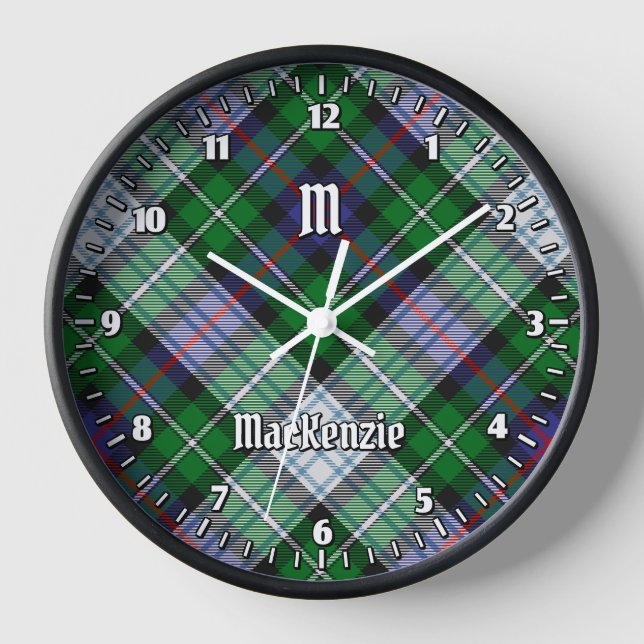 Reloj Clan MacKenzie Dress Tartan Large Clock (Anverso)