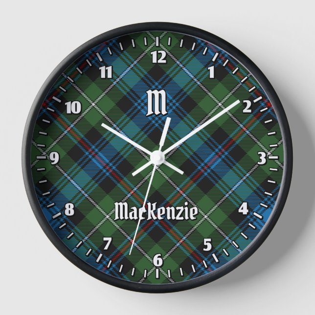Reloj Clan MacKenzie Tartan Large Clock (Anverso)