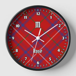 Reloj Clan Rosa Tartan