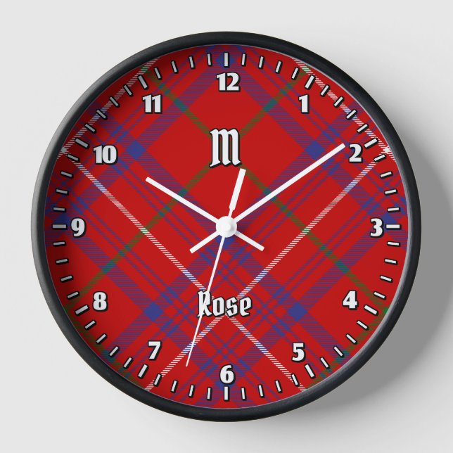 Reloj Clan Rosa Tartan (Anverso)