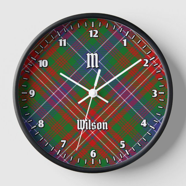 Reloj Clan Wilson Modern Tartán (Anverso)