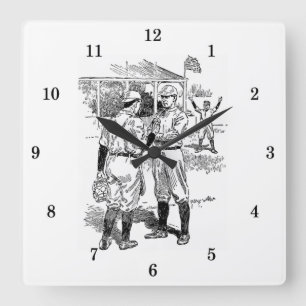 Reloj clásico de béisbol