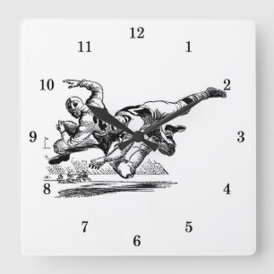 Reloj clásico de pared de fútbol