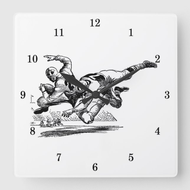Reloj clásico de pared de fútbol (Anverso)