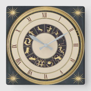 Reloj clásico del zodiaco