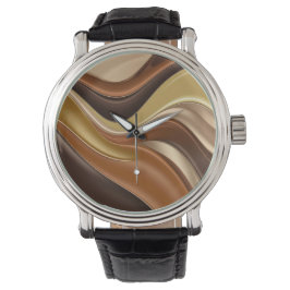 Reloj clásico en un gráfico abstracto elegante