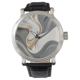 Reloj clásico en un gráfico abstracto elegante