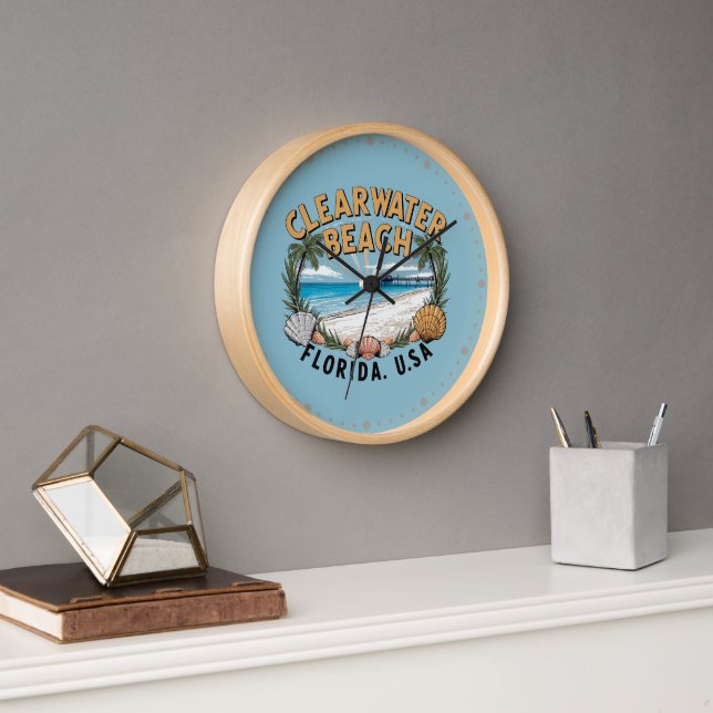 Reloj Clearwater Beach Retro Vignette (Oficina)