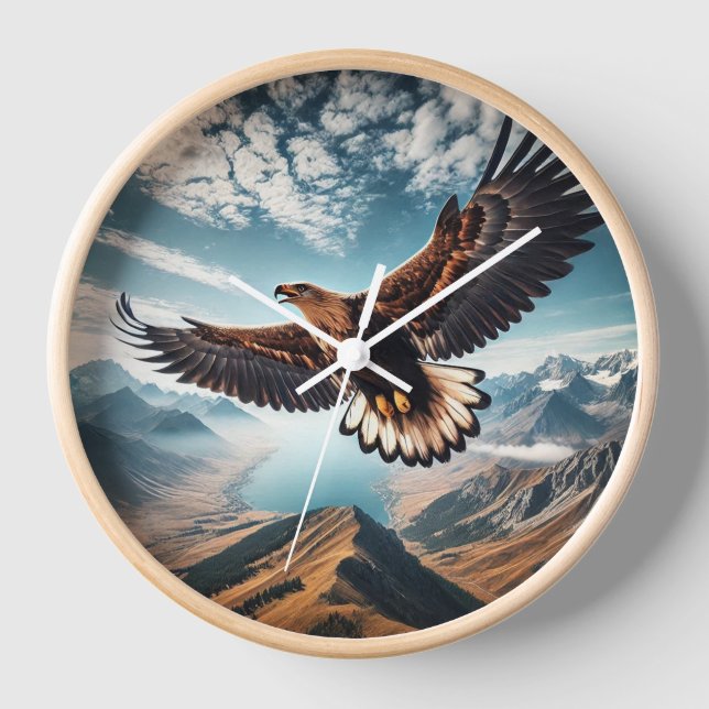 Reloj Clock Elegant Eagle Time (Anverso)