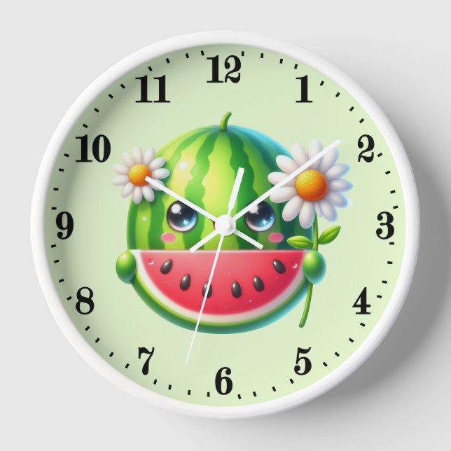Reloj Cocina de los amantes de la sandía (Anverso)