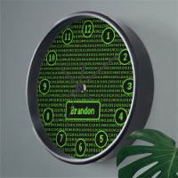 Código del programador Estilo SciFi Verde/Negro - 