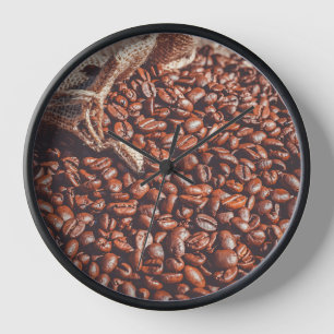 Reloj Coffee Bean Clock