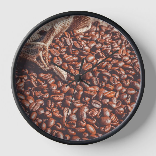 Reloj Coffee Bean Clock (Anverso)