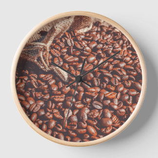Reloj Coffee Bean Clock