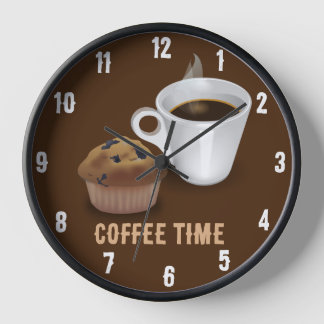 Reloj Coffee Time Kitchen Clock