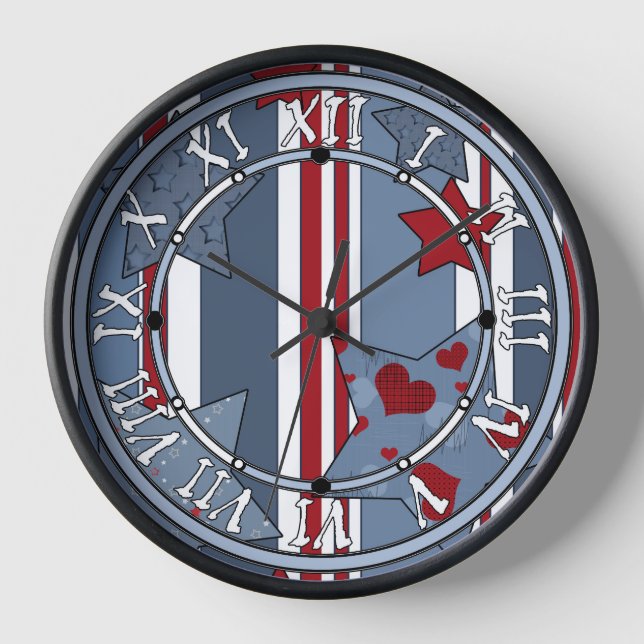 Reloj Cojín decorativo (Anverso)