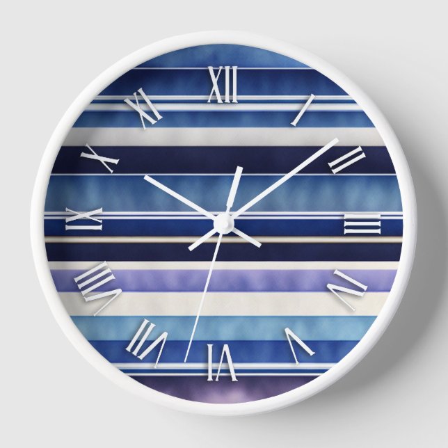 Reloj Colección de franjas de barco azul de la marina de (Anverso)