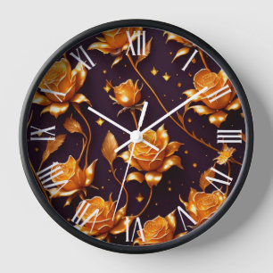 Reloj Colección de Rosas de Luxury Gold Boho