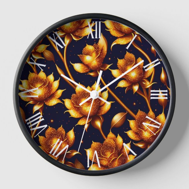 Reloj Colección moderna de Rosas de oro de gran lujo (Anverso)