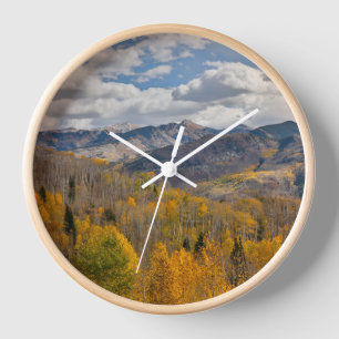 Reloj Colores de otoño de Aspens y robles Keebler Pass