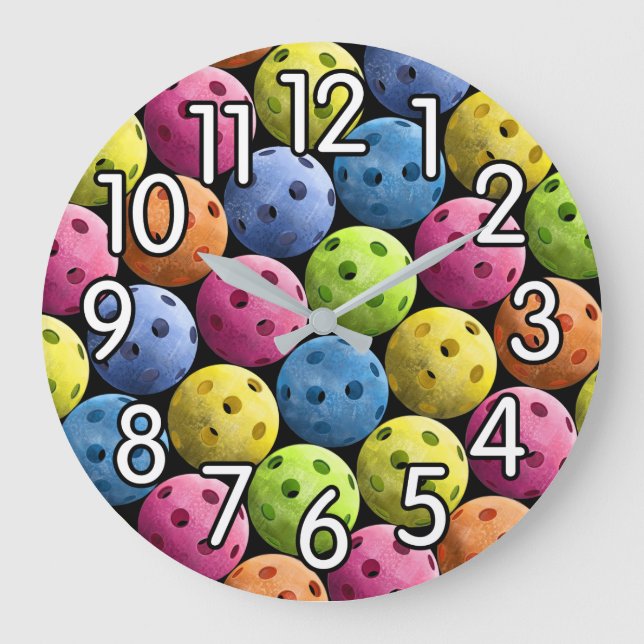Reloj colorido de bolas (Anverso)