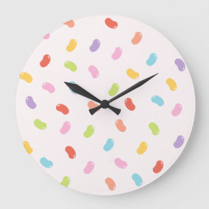 Reloj colorido de pared de caramelo
