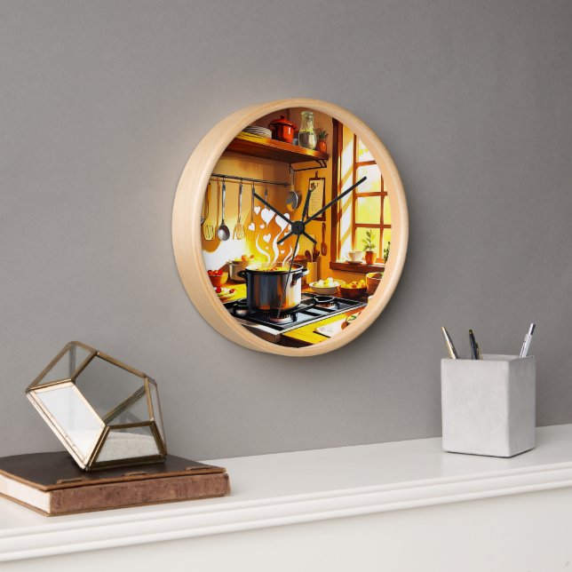 Reloj Comer, cocinar, amar - ¡Una receta para la felicid (Oficina)