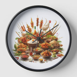 Reloj Comida tradicional indonesia