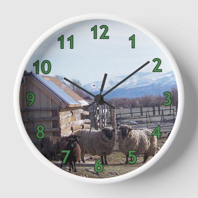 Reloj Comidas de cabras y ovejas v2 (Anverso)