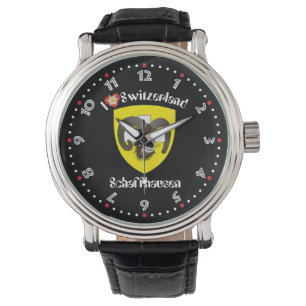 Reloj con borrador de suizo Schaffhausen Suiza