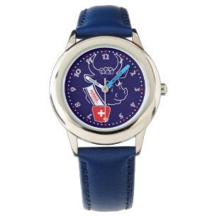 Reloj con borrador de suizo Suiza Suisse