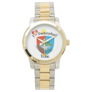 Reloj con borrador de suizo Tessin Suiza