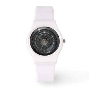 Reloj con temas fotográficos