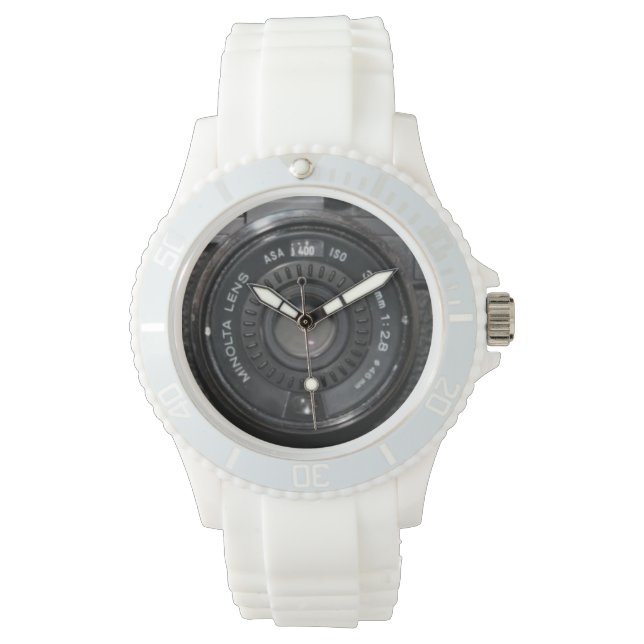 Reloj con temas fotográficos (Anverso)