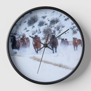 Reloj Conducción de caballos vaqueros Rancho Hideout,