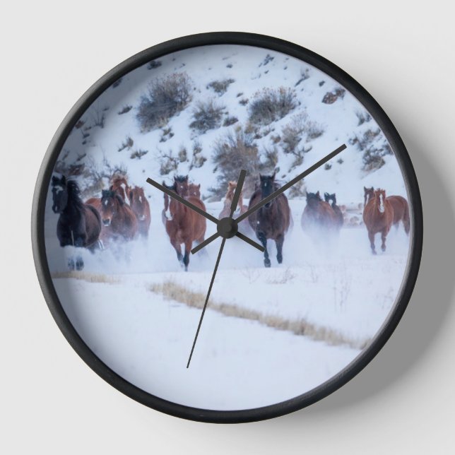 Reloj Conducción de caballos vaqueros | Rancho Hideout,  (Anverso)