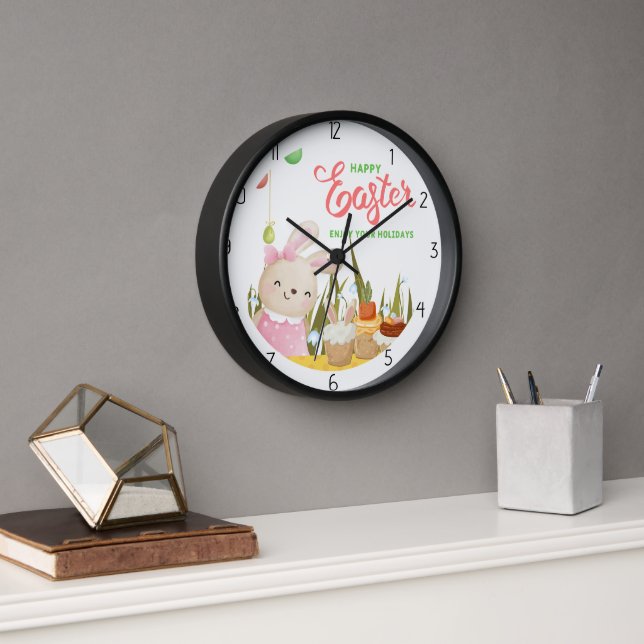 Reloj Conejito de Pascua (Oficina)