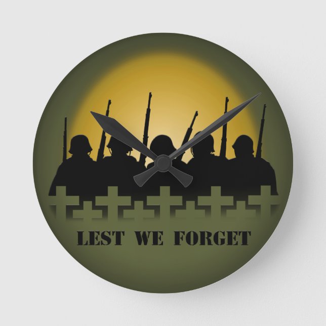Reloj conmemorativo de guerra para que no olvidemo (Anverso)