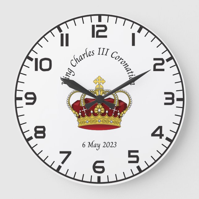 Reloj conmemorativo del Rey Carlos III (Anverso)