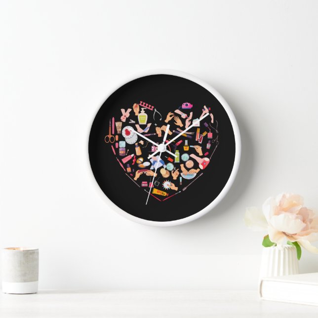 Reloj Corazón de herramienta de técnico de uñas de Manic (Hogar)