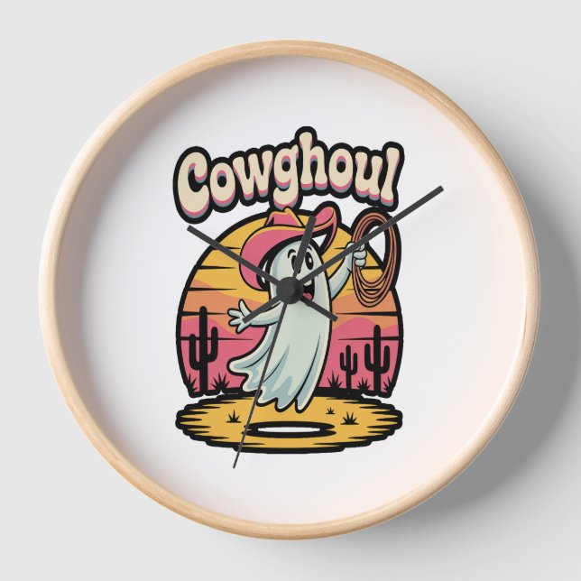 Reloj Cow Ghoul Halloween Spooky (Anverso)