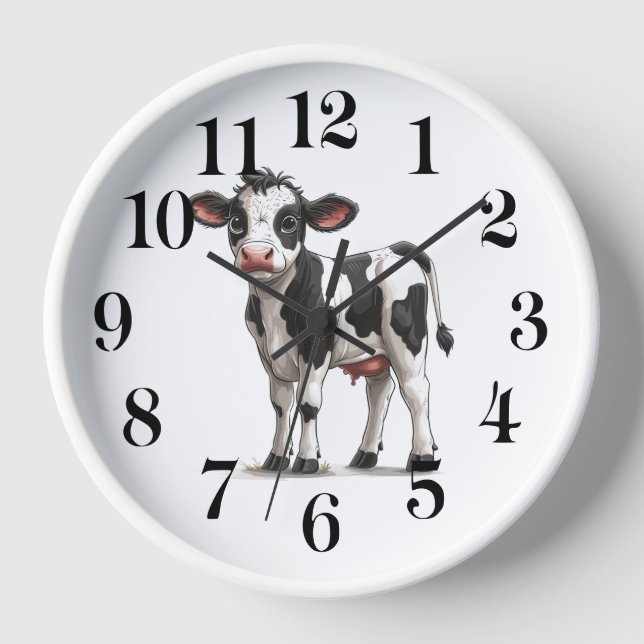 Reloj Cow Wall Clock (Anverso)