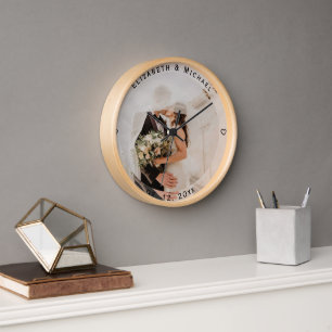 Reloj Crea tu propia elegante foto del aniversario de tu